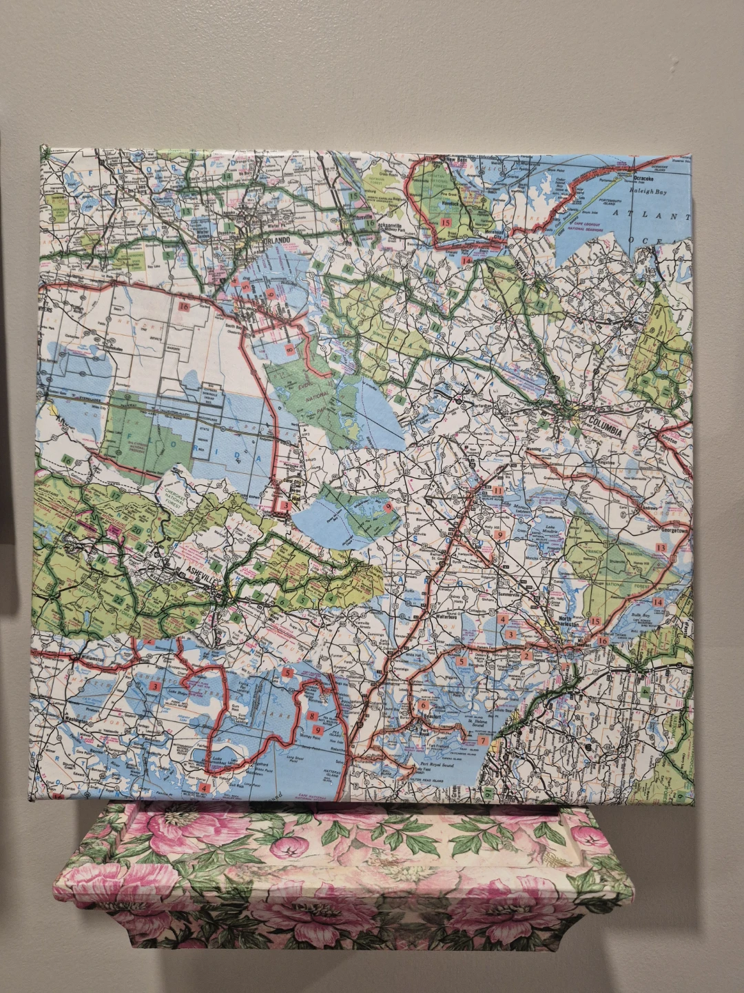 Canvas Map Art