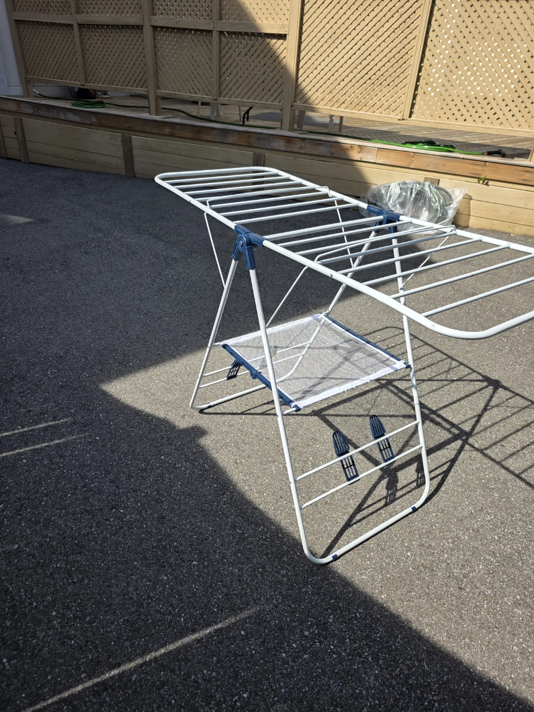 White Folding Drying Rack - photo 2