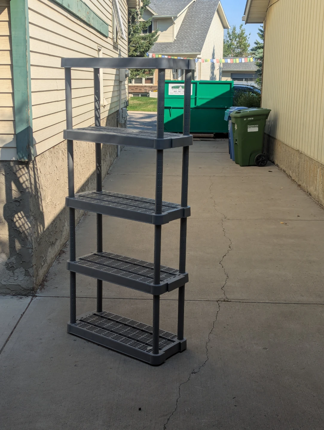 5-Tier Plastic Utility Shelf - photo 2