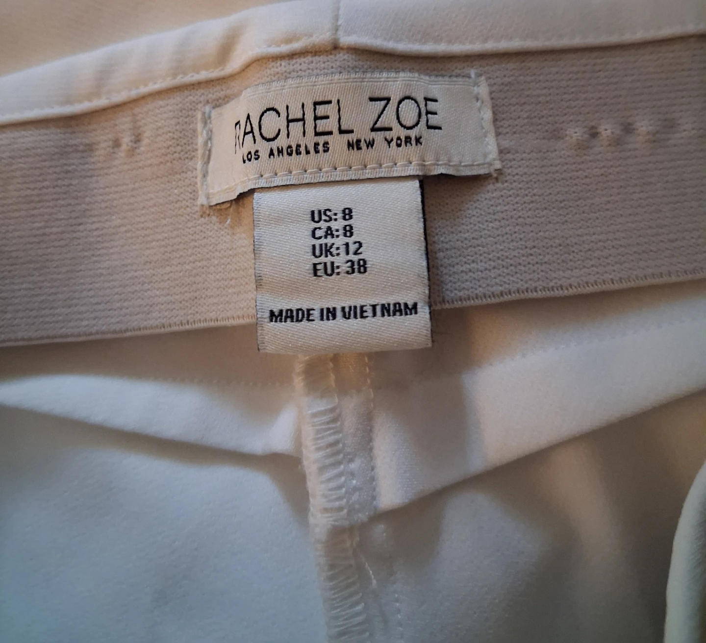 Rachel Zoe Cream Wide Leg Pants - photo 3
