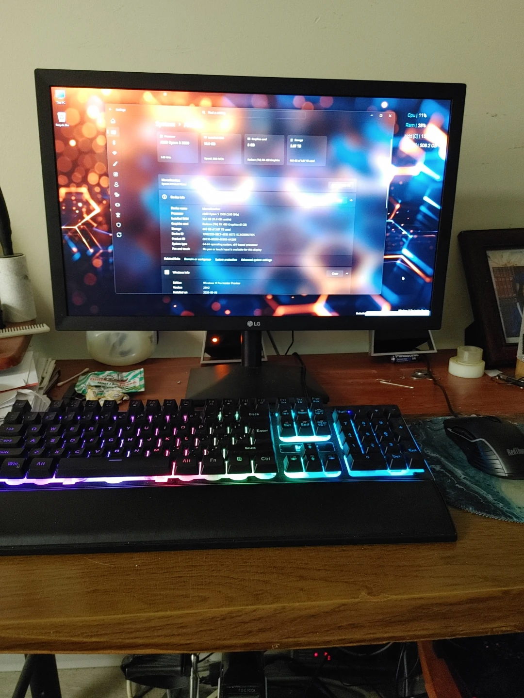 PC - Ryzen 5 5500, 16GB RAM, Radeon RX 480 8gb, 512gb nvme - photo 3