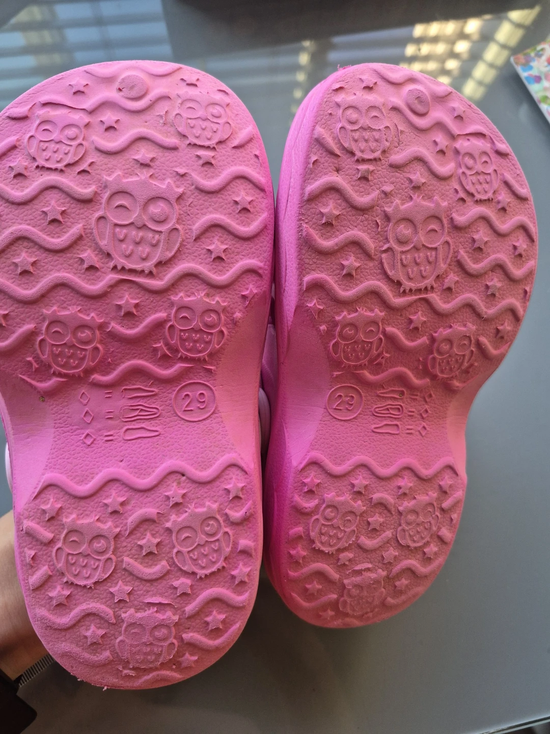 Pink Owl Clog Shoes Size 29 - photo 3