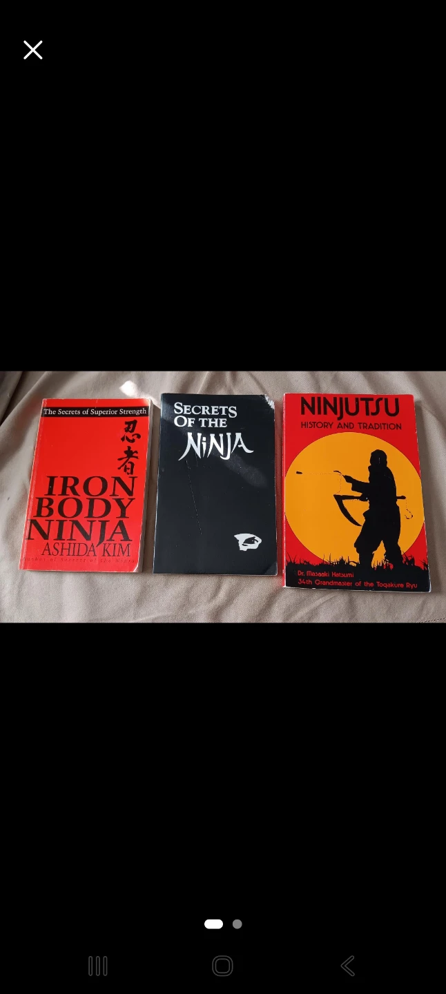 Ninja books 3 pieces