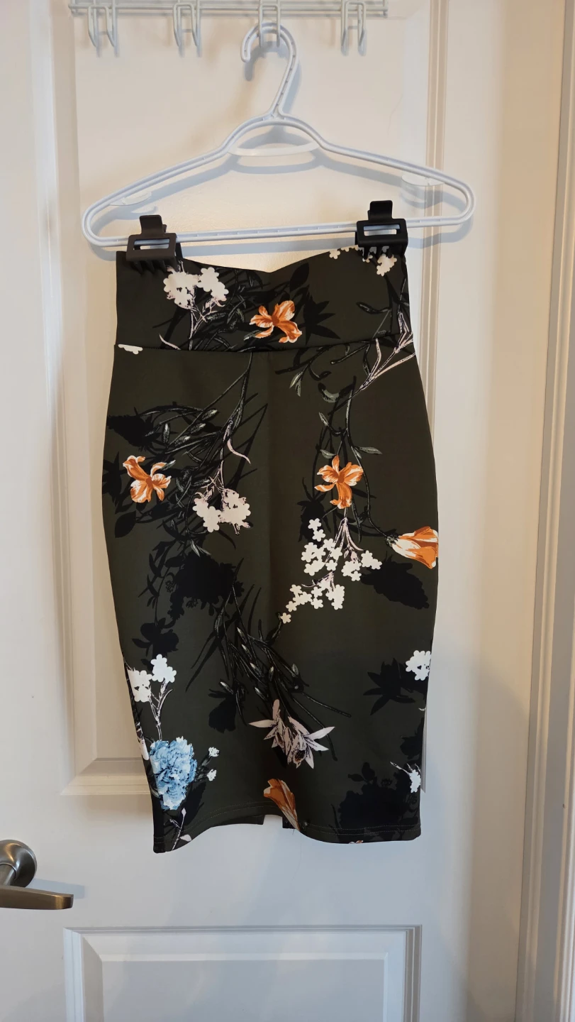 Women's Floral Pencil Skirt