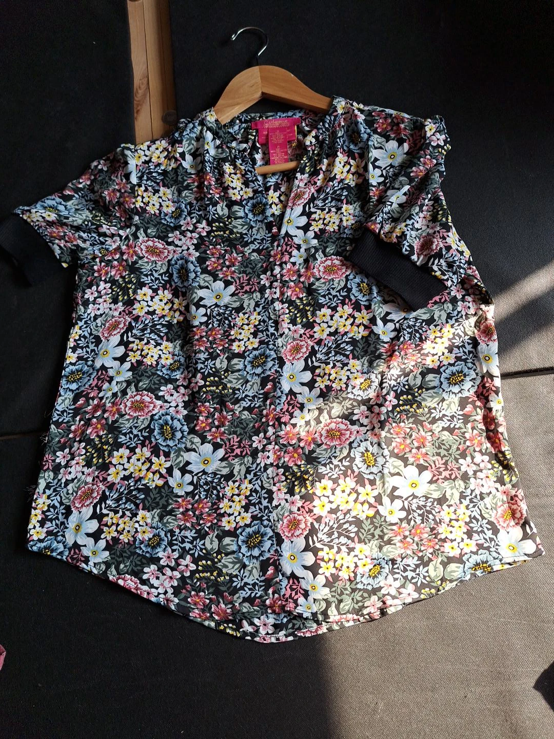 Catherine Malandrino Floral Blouse - Size S - photo 2