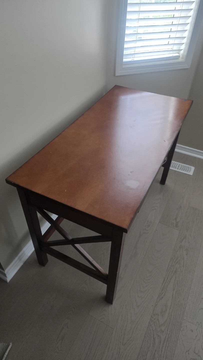 Wooden Desk with Drawers