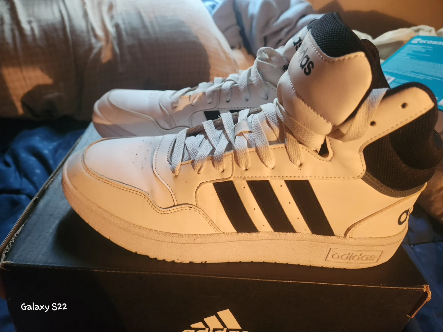 Adidas Hoops 3.0 Mid Shoes Size 10 - photo 3