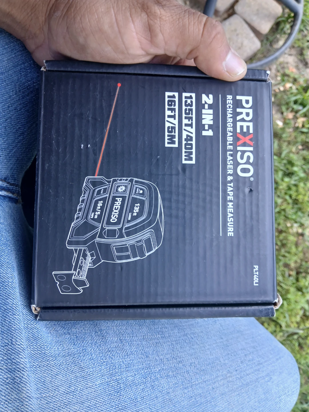 Prexiso PLT40LI 2-in-1 Laser and Tape Measure