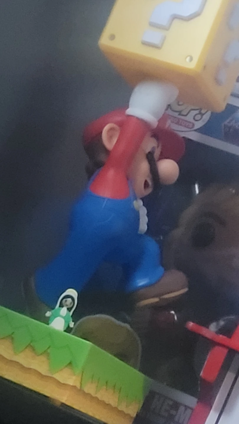 Nintendo Mario Figure with Question Block