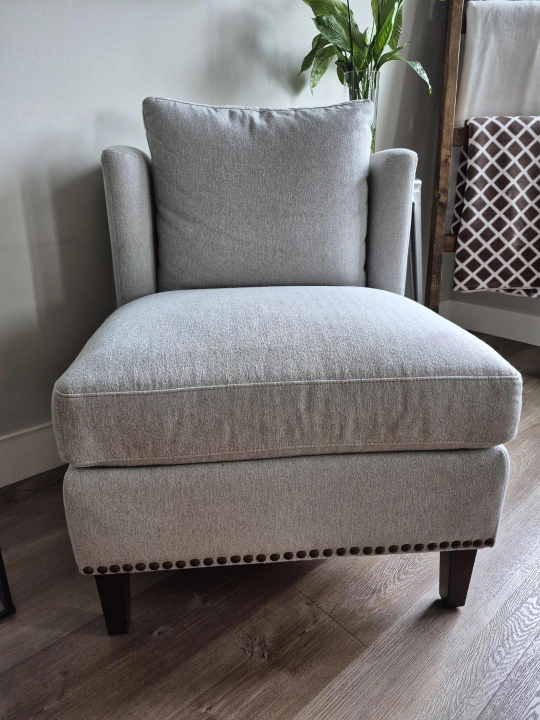 Light Grey Accent Chair