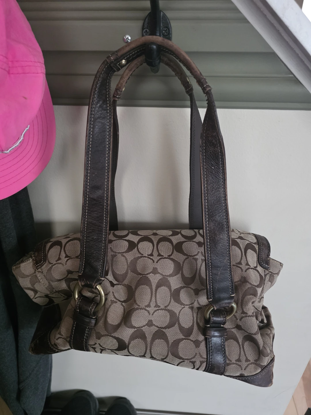 Coach Signature Monogram Shoulder Bag - photo 2