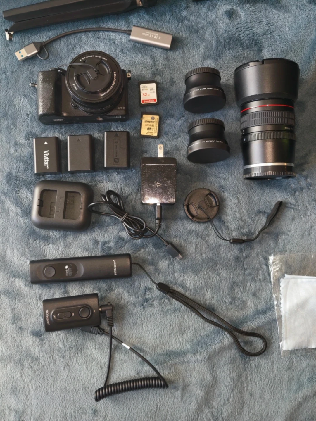 Sony a5100 camera + lens + accessories bundle - photo 2