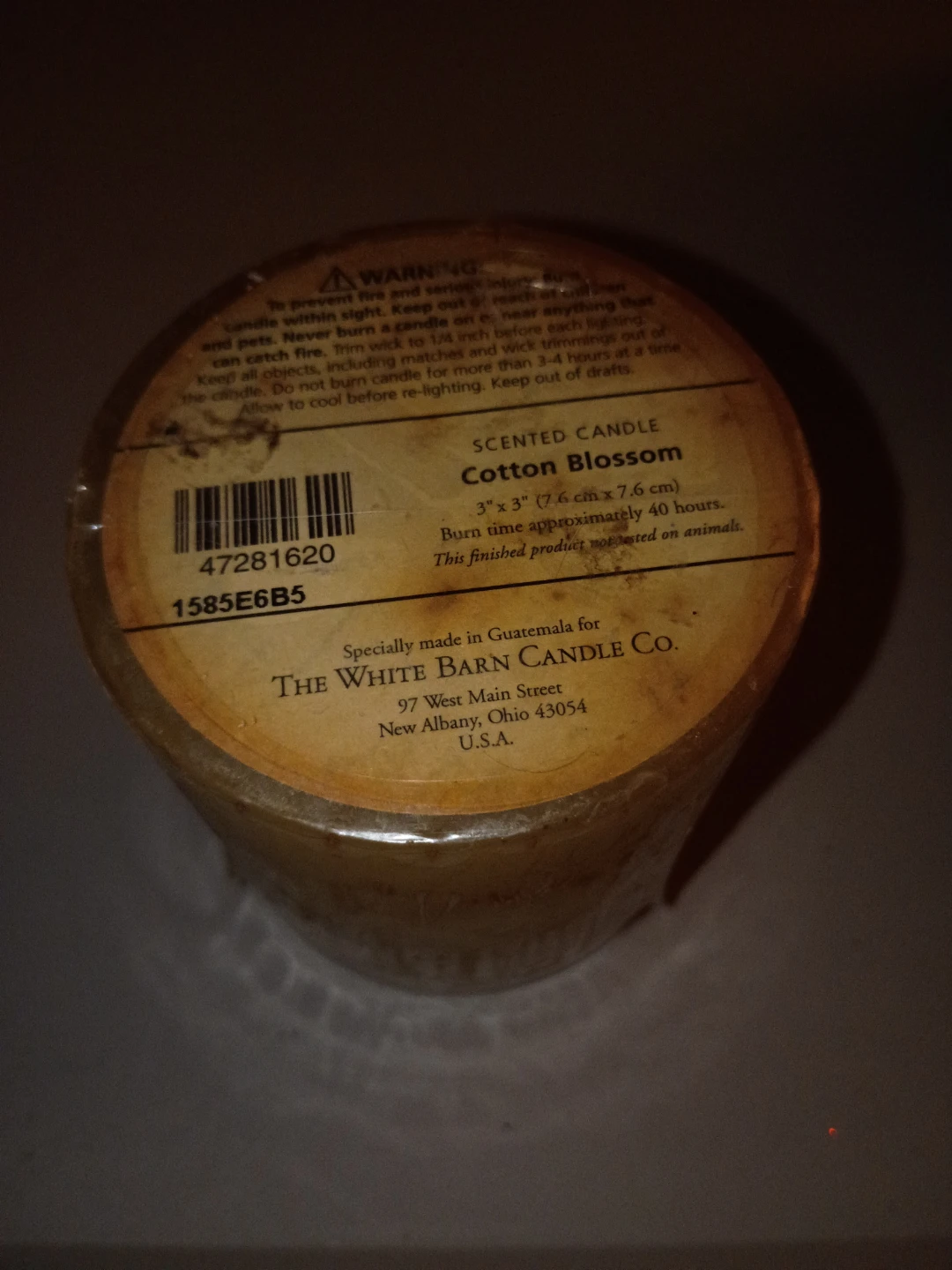 The White Barn Candle Co. Cotton Blossom Scented Candle - photo 2