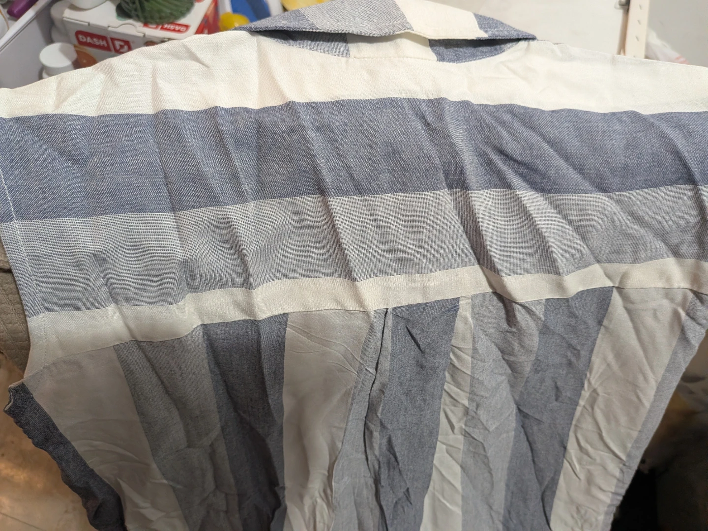 APNY Apparel Blue & White Striped Button-Up Shirt - photo 5