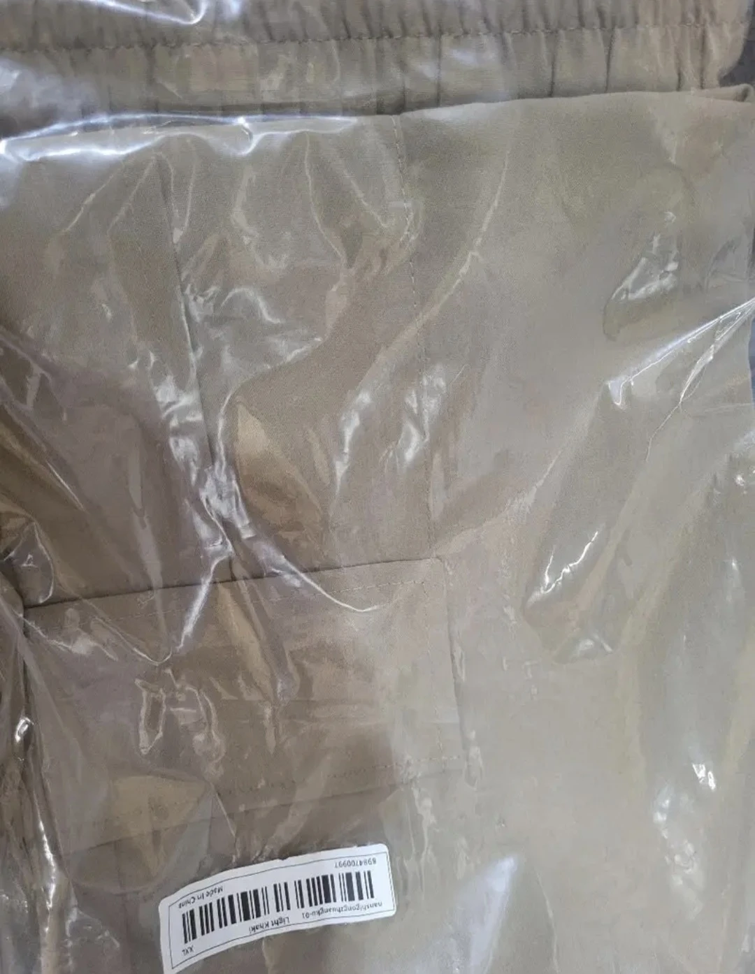 Men Light Khaki Cargo Pants size S - photo 5