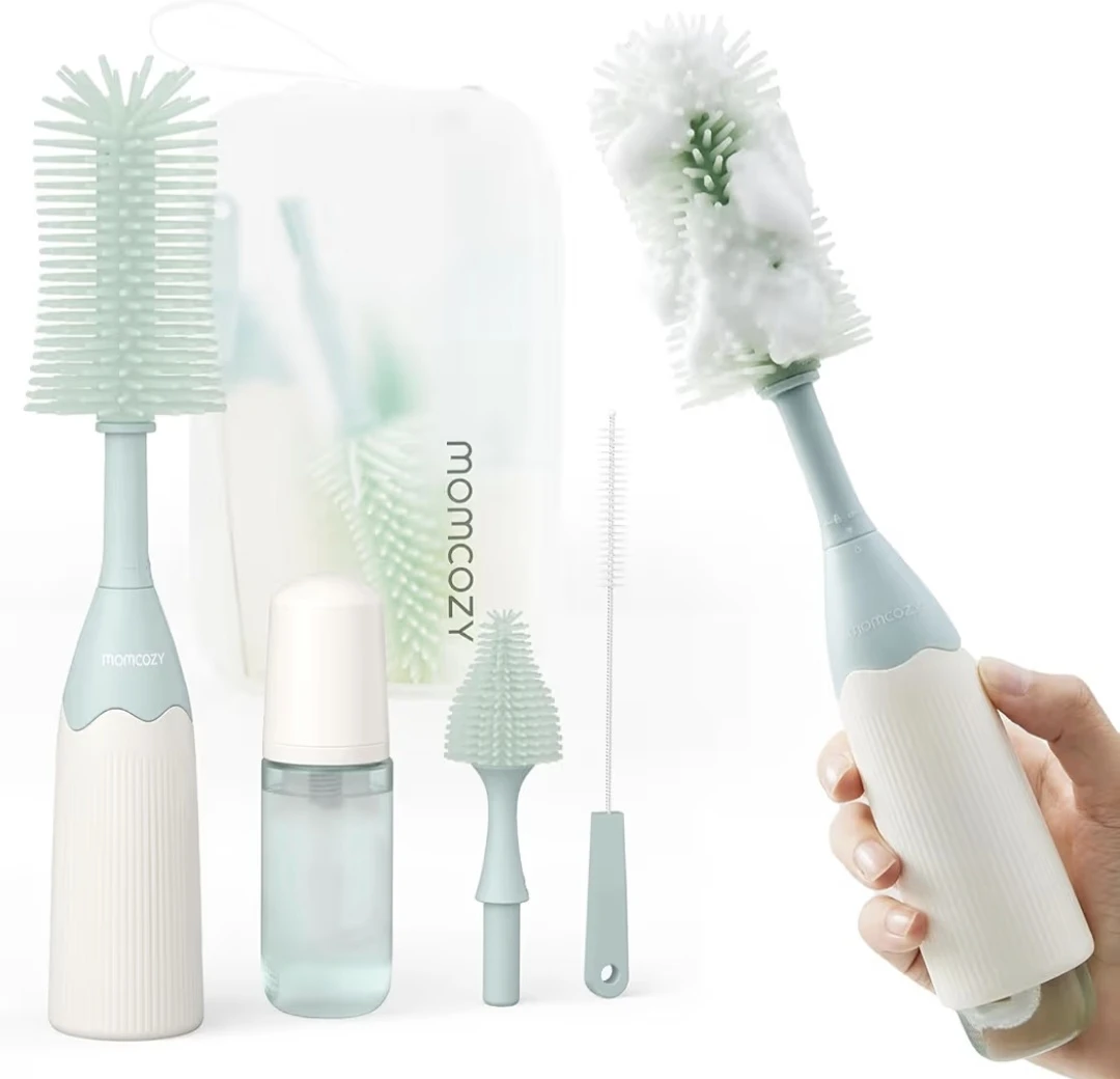 Momcozy Press Foaming+ Cleaning Bottle Brush Set - photo 2