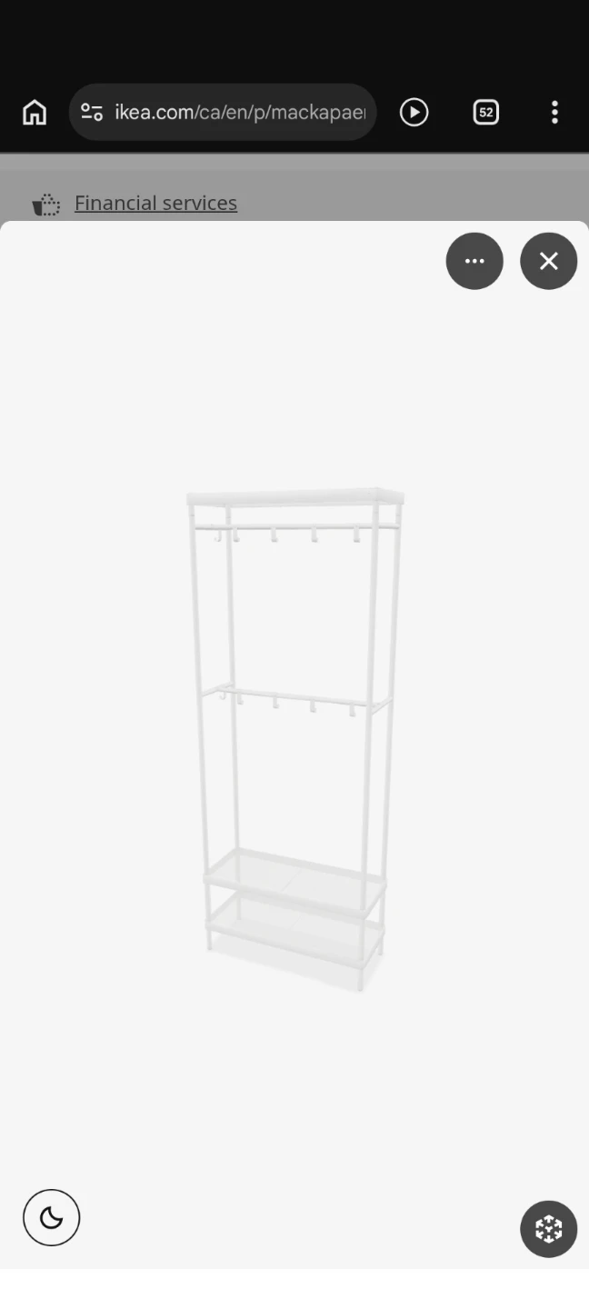 IKEA MACKAPÄR Clothes Rack - photo 2