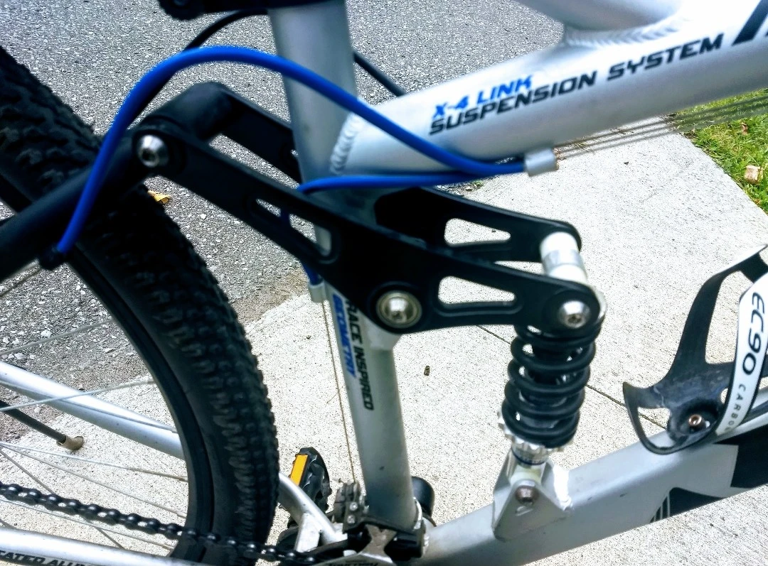 A dual suspension bike - photo 3