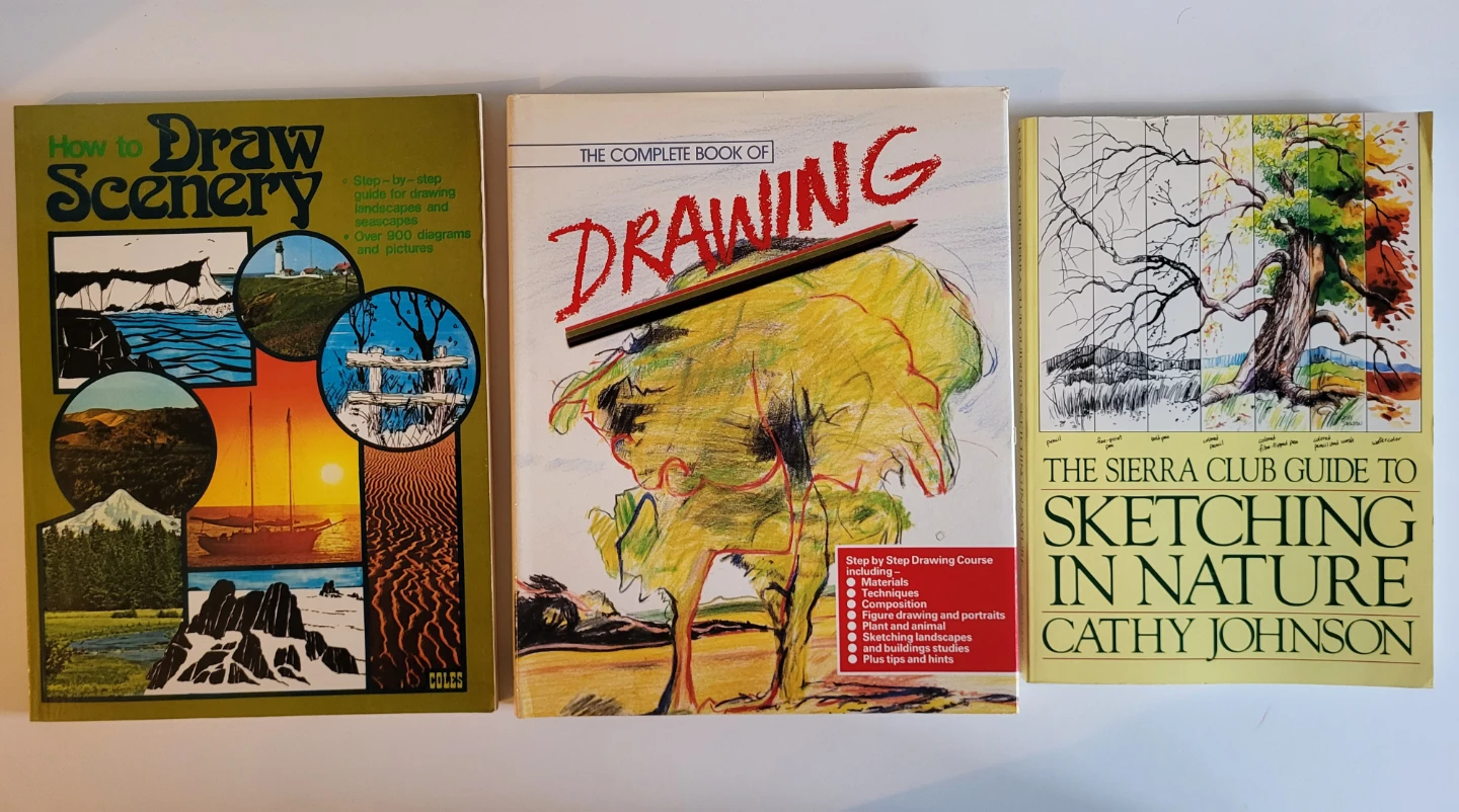 Collection of 7 Drawing Technique Books - photo 3