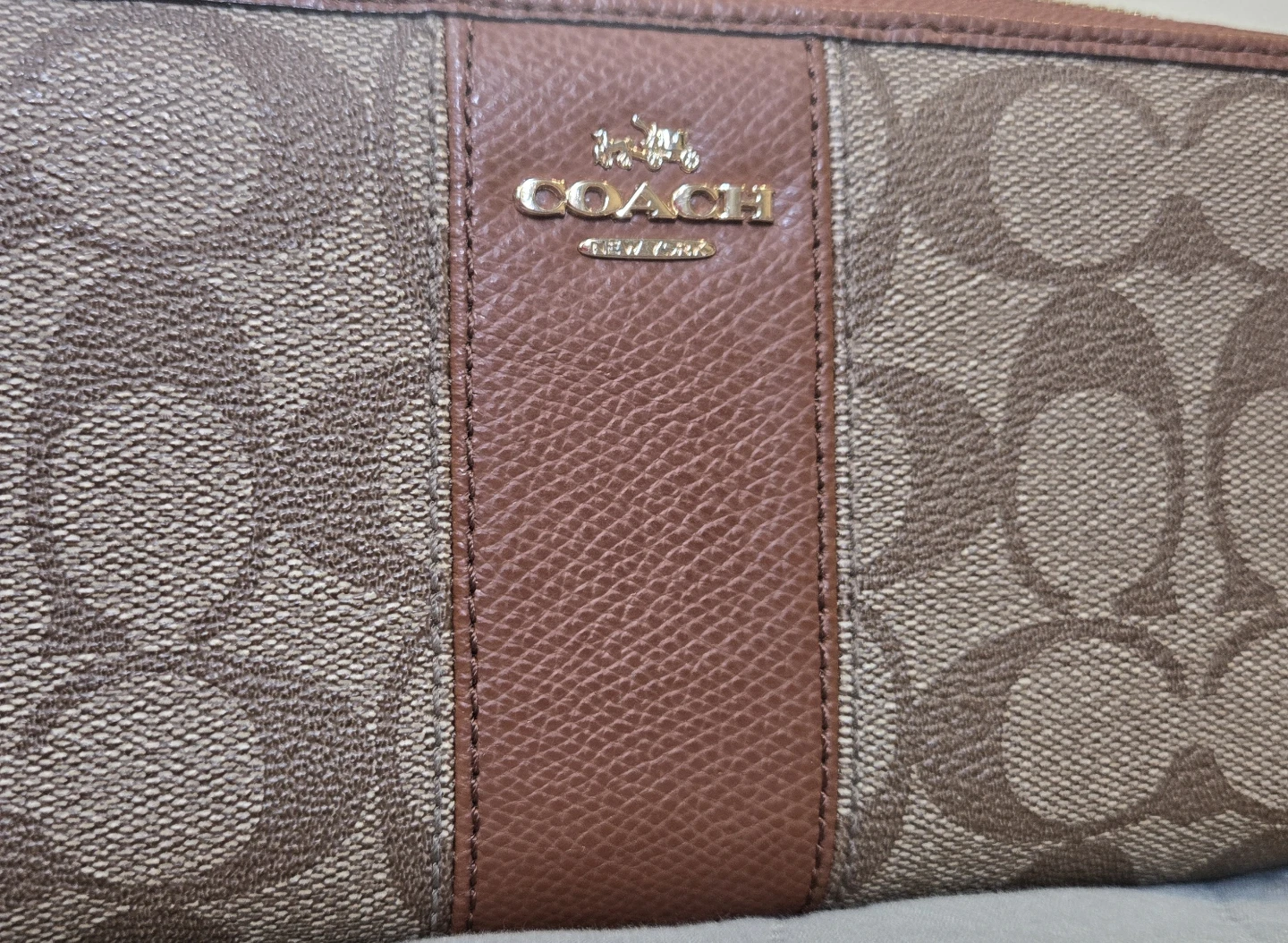 Coach Zip Around Wallet