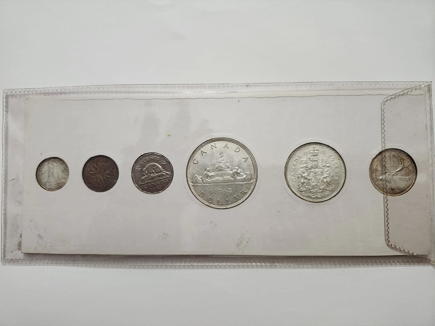 1962 Canada Mint Set Coins - photo 2