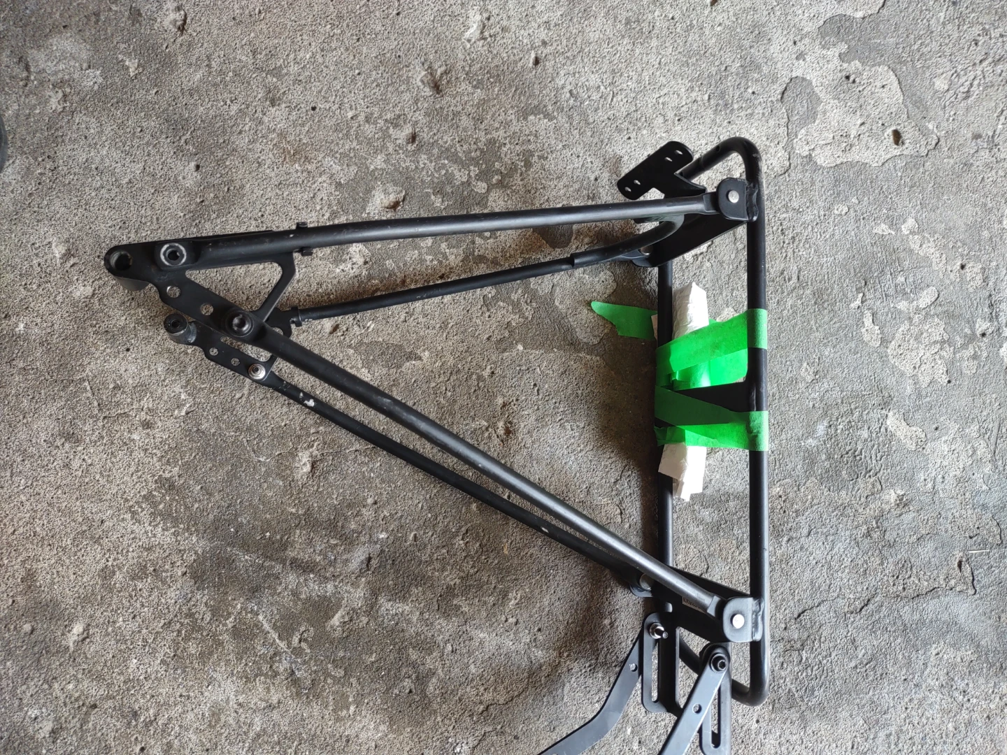 Black Bicycle Rear Rack - photo 4