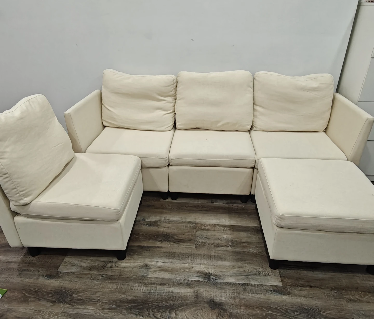VEVOR Modular Sectional Sofa with Hidden Storage - Beige - photo 2