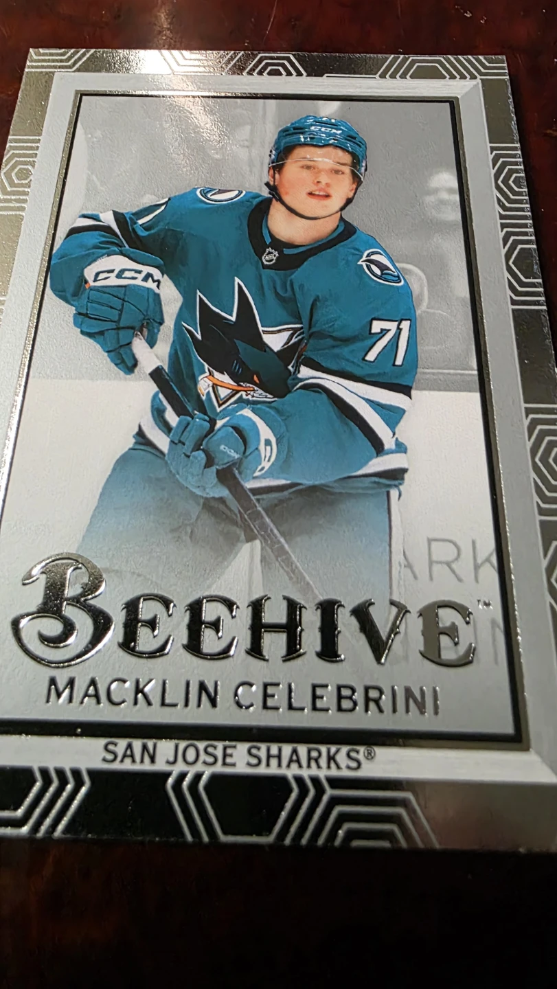 Macklin Celebrini Beehive Hockey Card