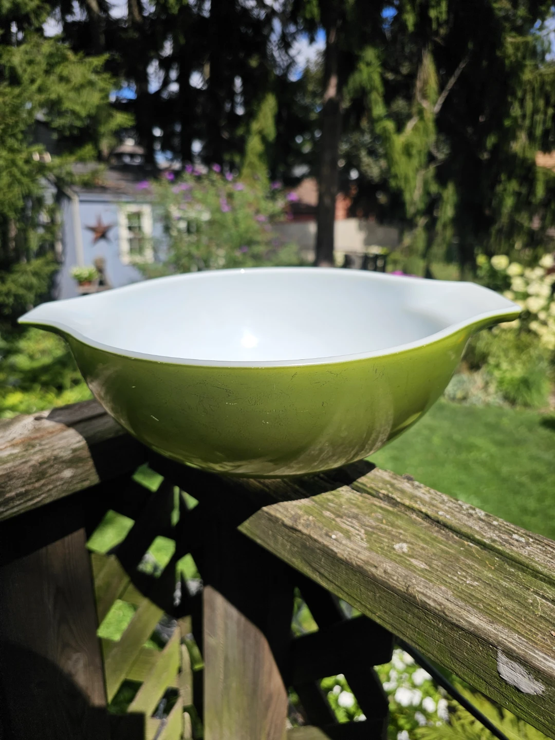 Pyrex Verde Green Bowl - photo 3