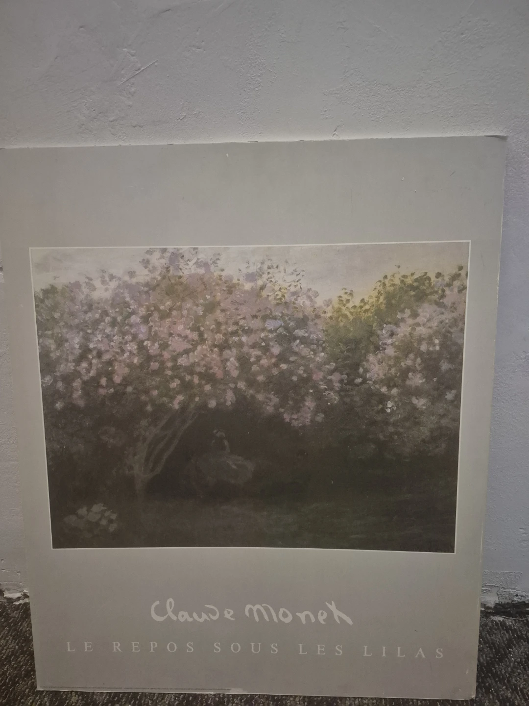 Claude Monet "Le Repos Sous Les Lilas" Print Poster