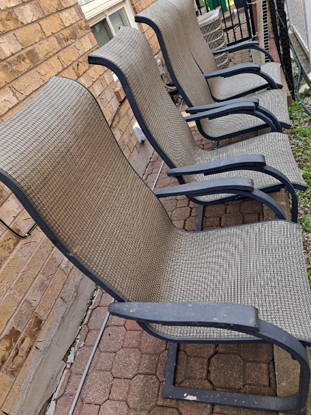 4 Metal outdoor chair - photo 2