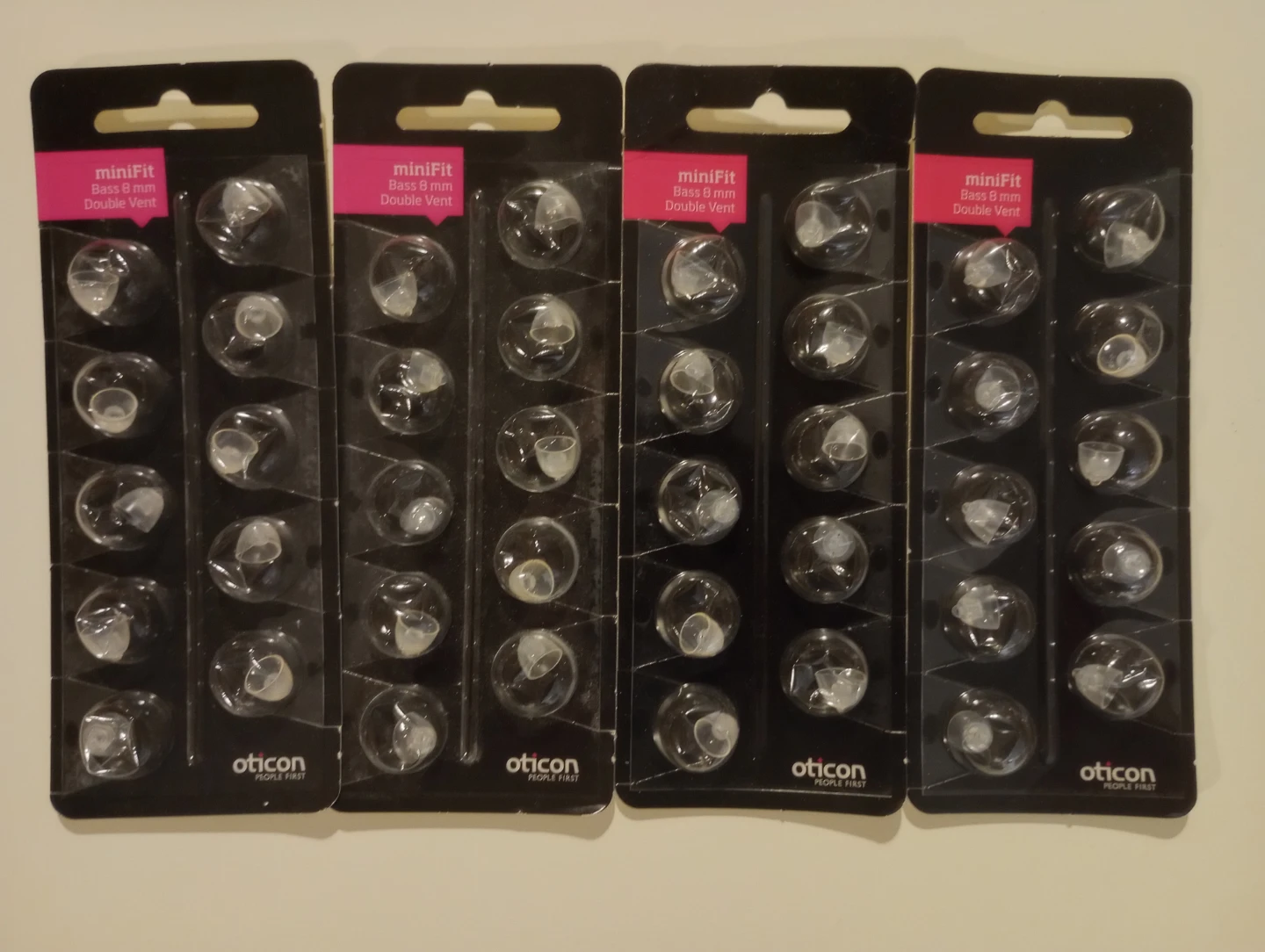 NEW Oticon miniFit Bass 8mm Double Vent for Hearing Aid