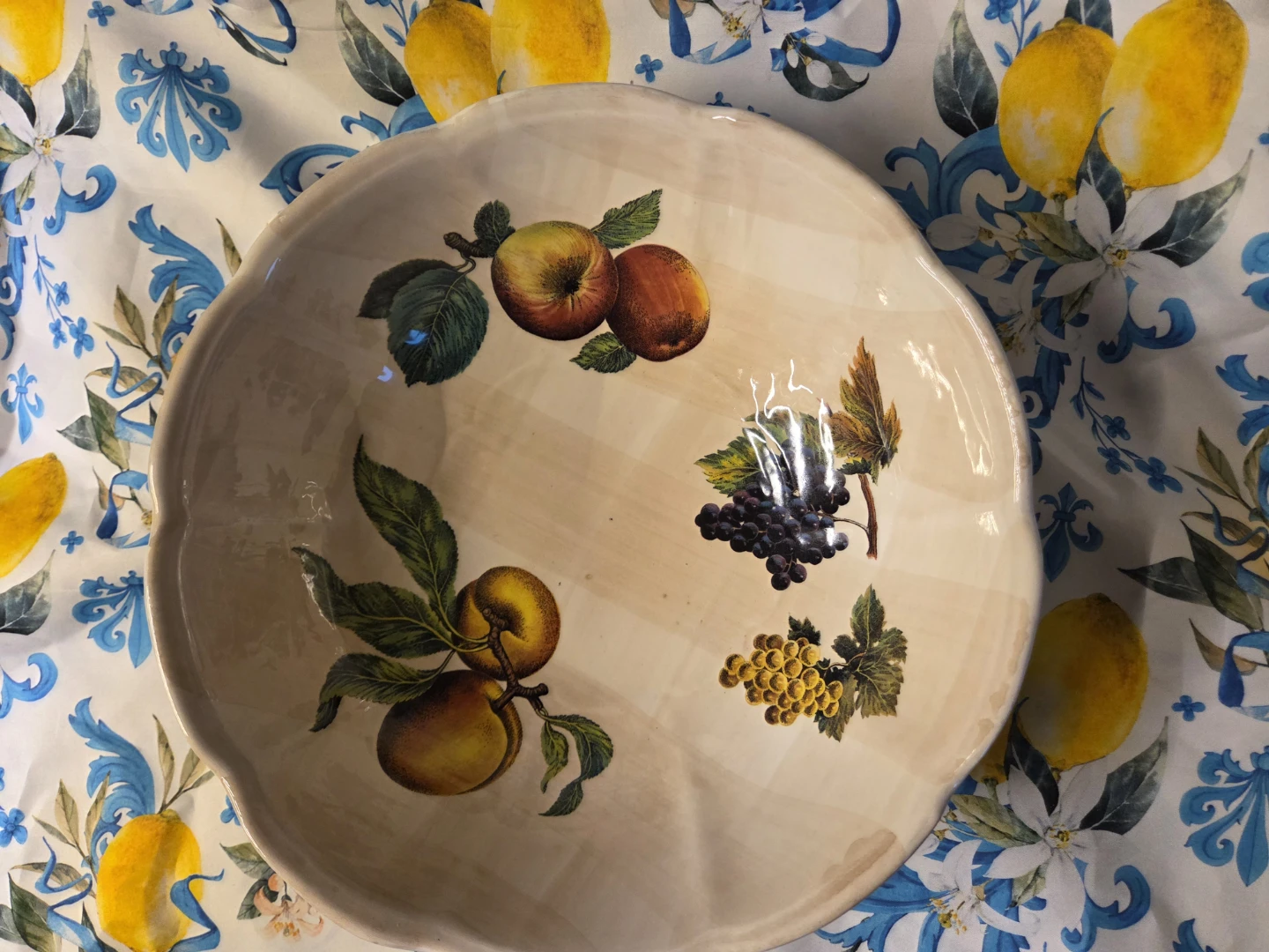 Ceramica Due Torri Vintage Decorative Fruit Bowl - Made in Italy - photo 3