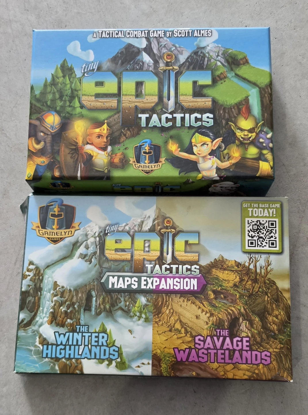 Tiny Epic Tactics Board Game with Maps Expansion
