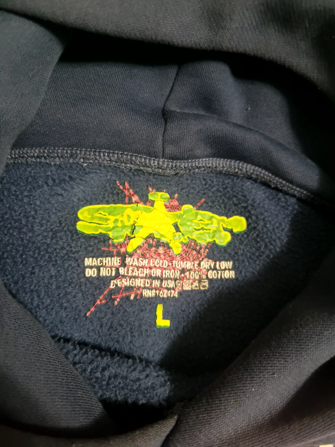Sp5der Atlanta Hoodie Size L - photo 4