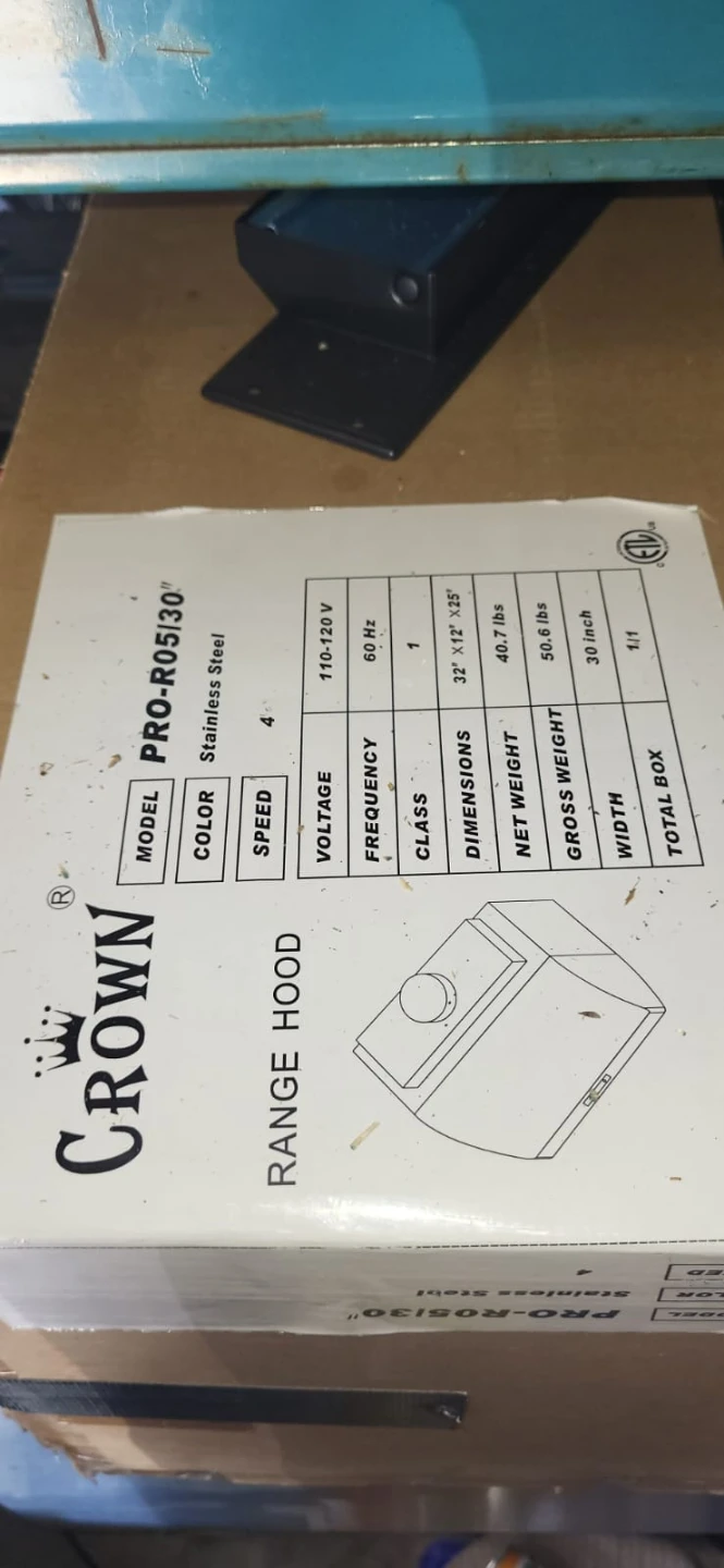 Crown PRO-R05130" Range Hood - photo 3