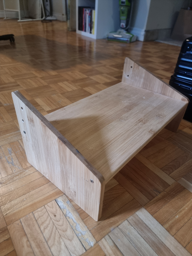 Bamboo Monitor Riser Stand
