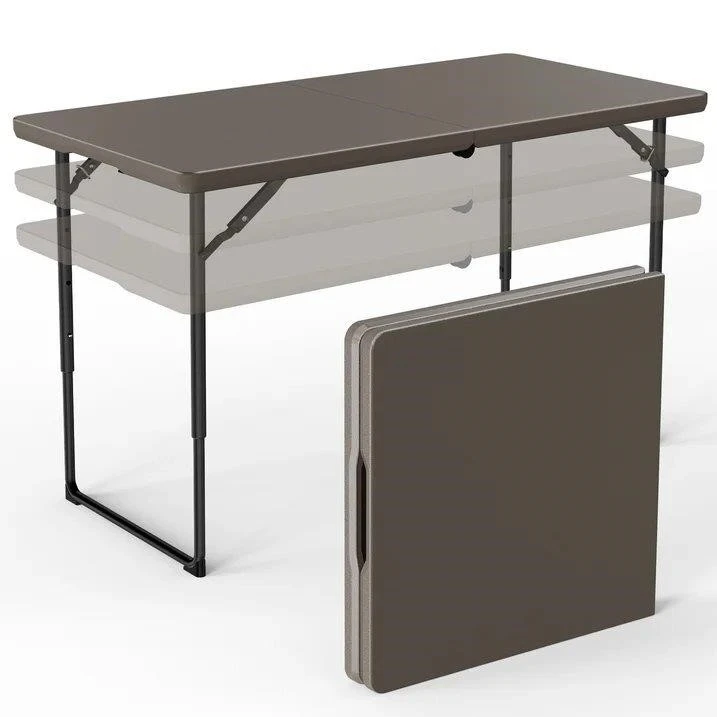 BN<> Folding Table 48" x 24" Adjustable Height