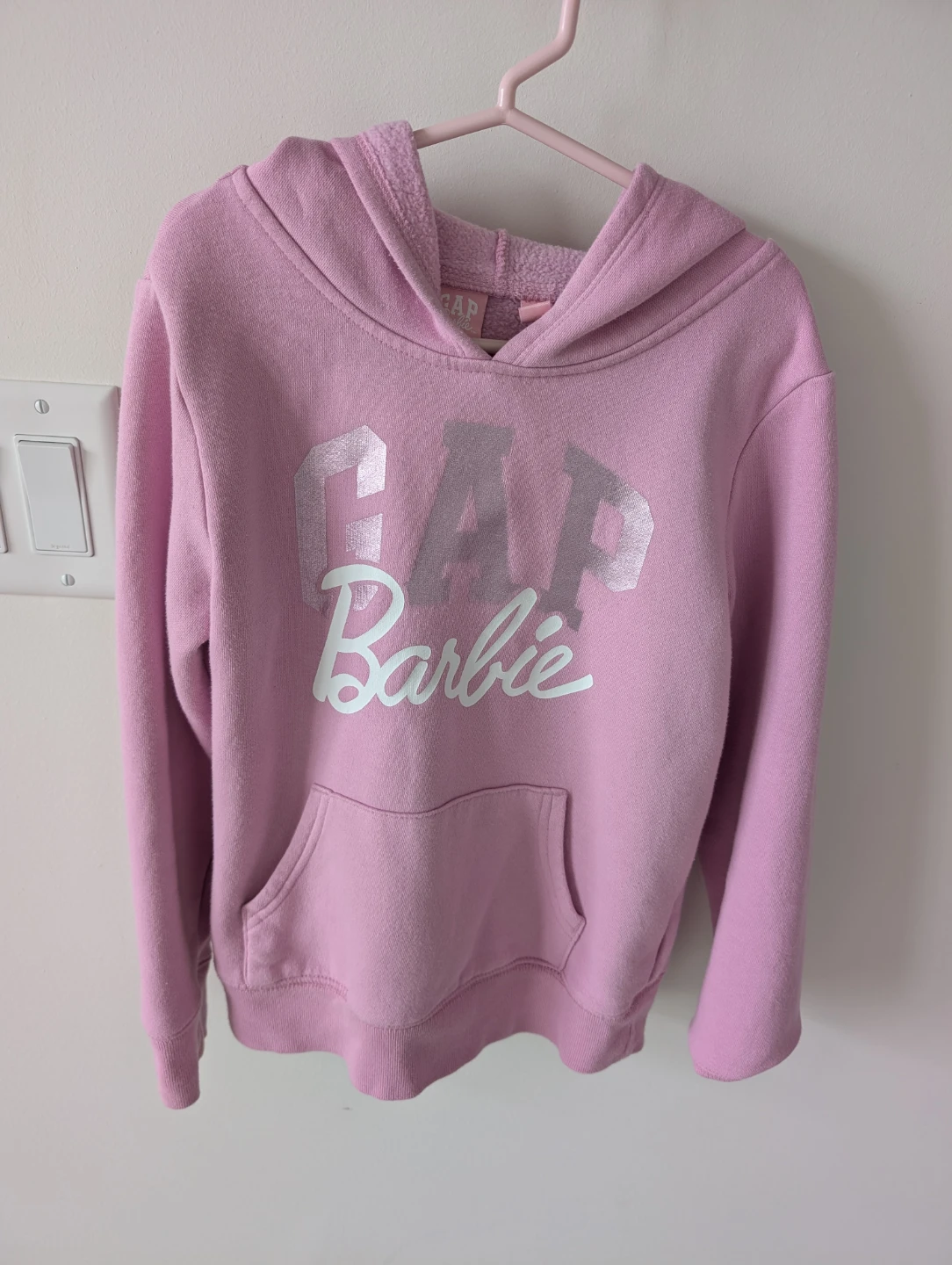 GAP Barbie Hoodie - size 8-9 Y