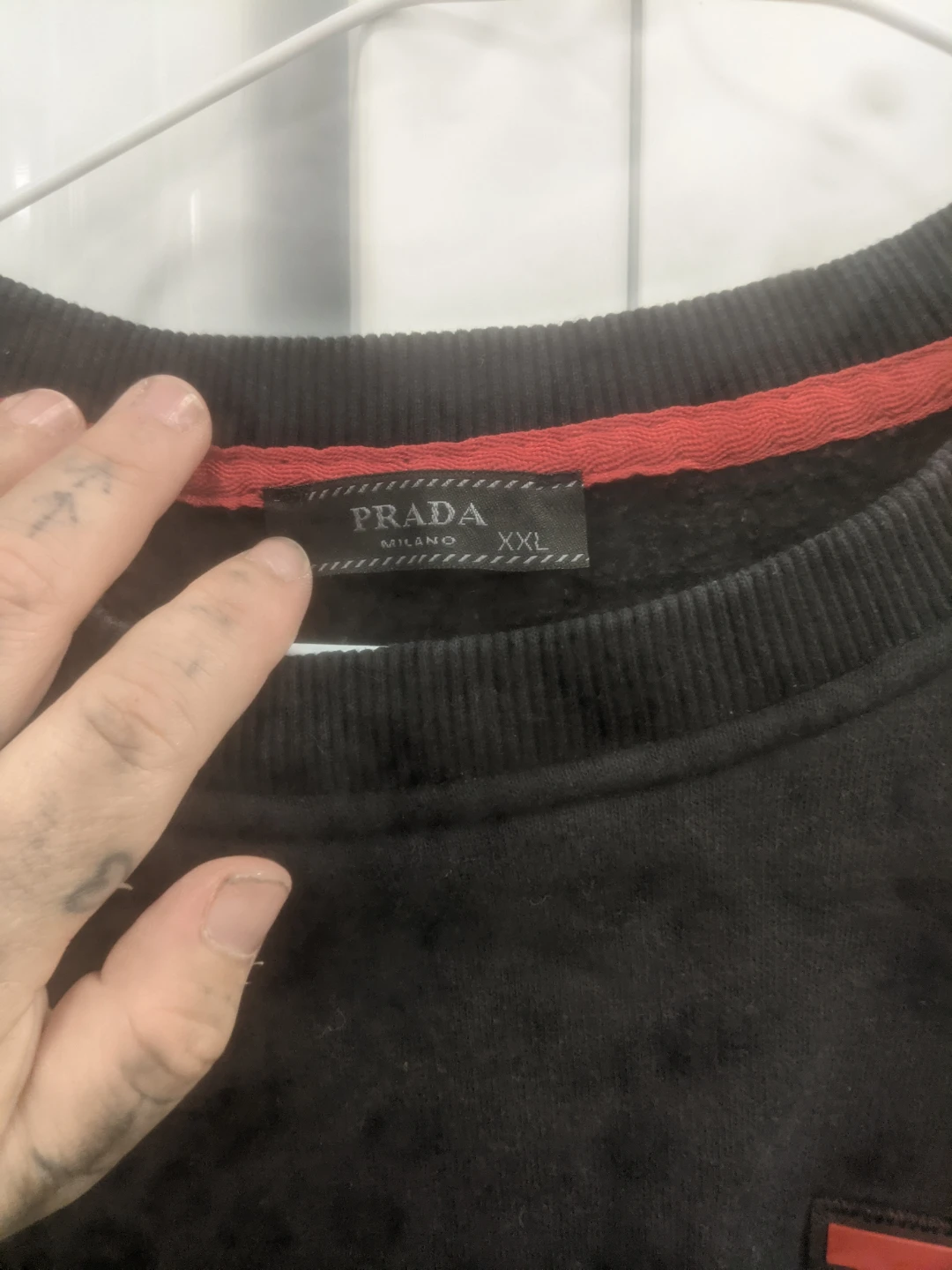 Prada Milano Black Crewneck Sweatshirt - photo 3