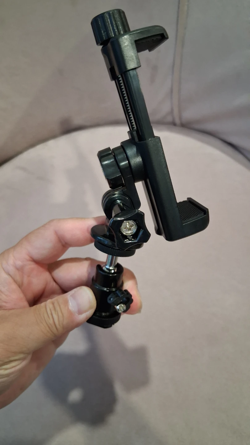 Flashlight camera extension arm for phone insta360 GoPro adaptor - photo 3