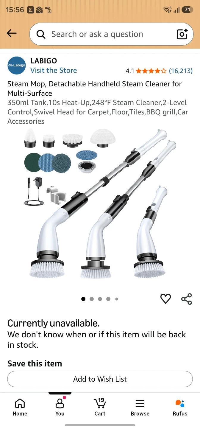 Labigo Cordless Power Scrubber KS-2619