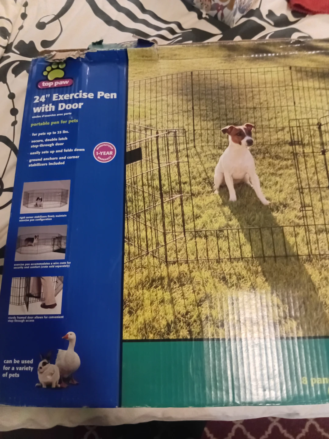 Top Paw 24" Exercise Pen with Door - photo 4