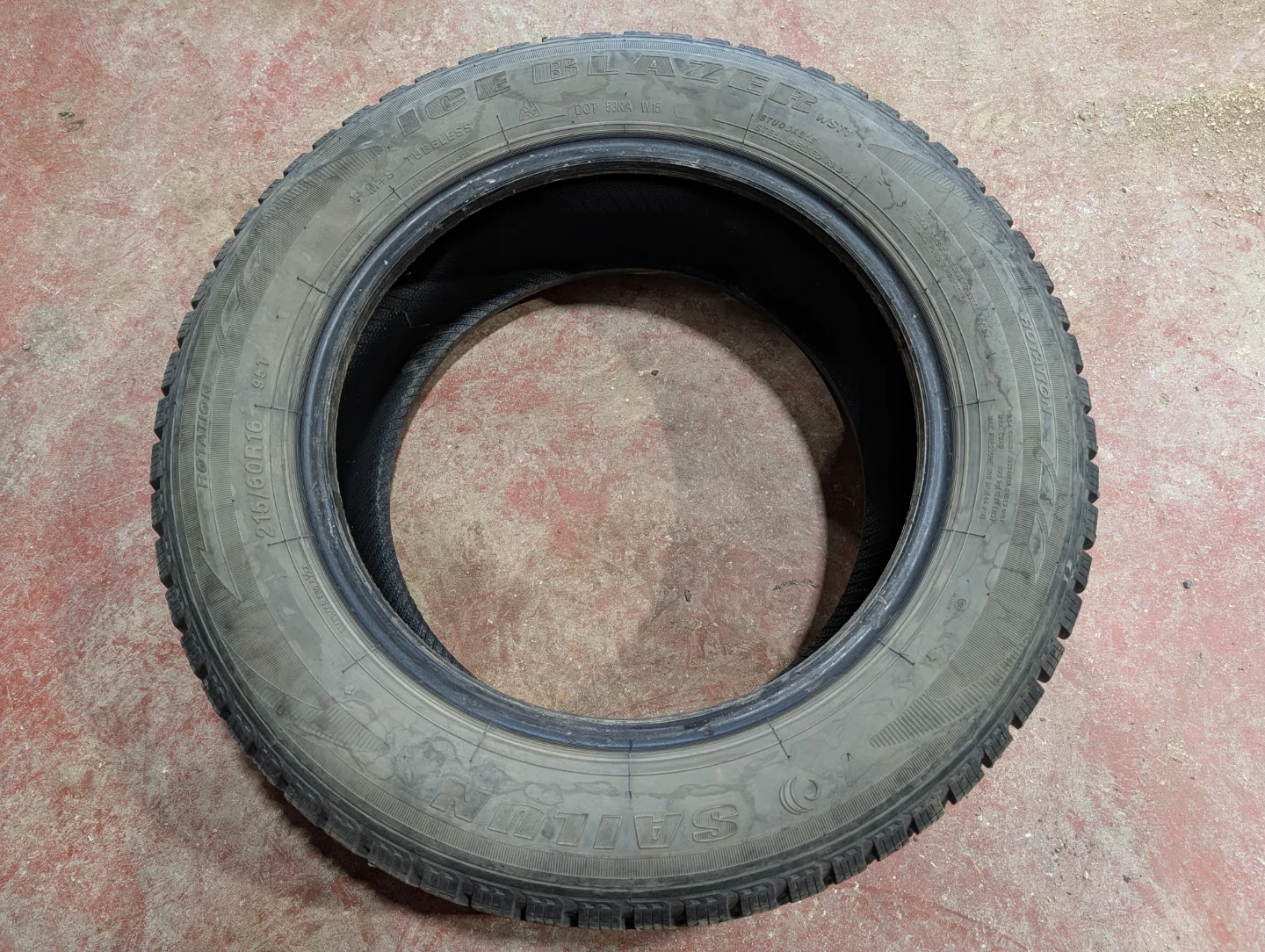 215/60R16 95T four winter tires no rims - photo 4