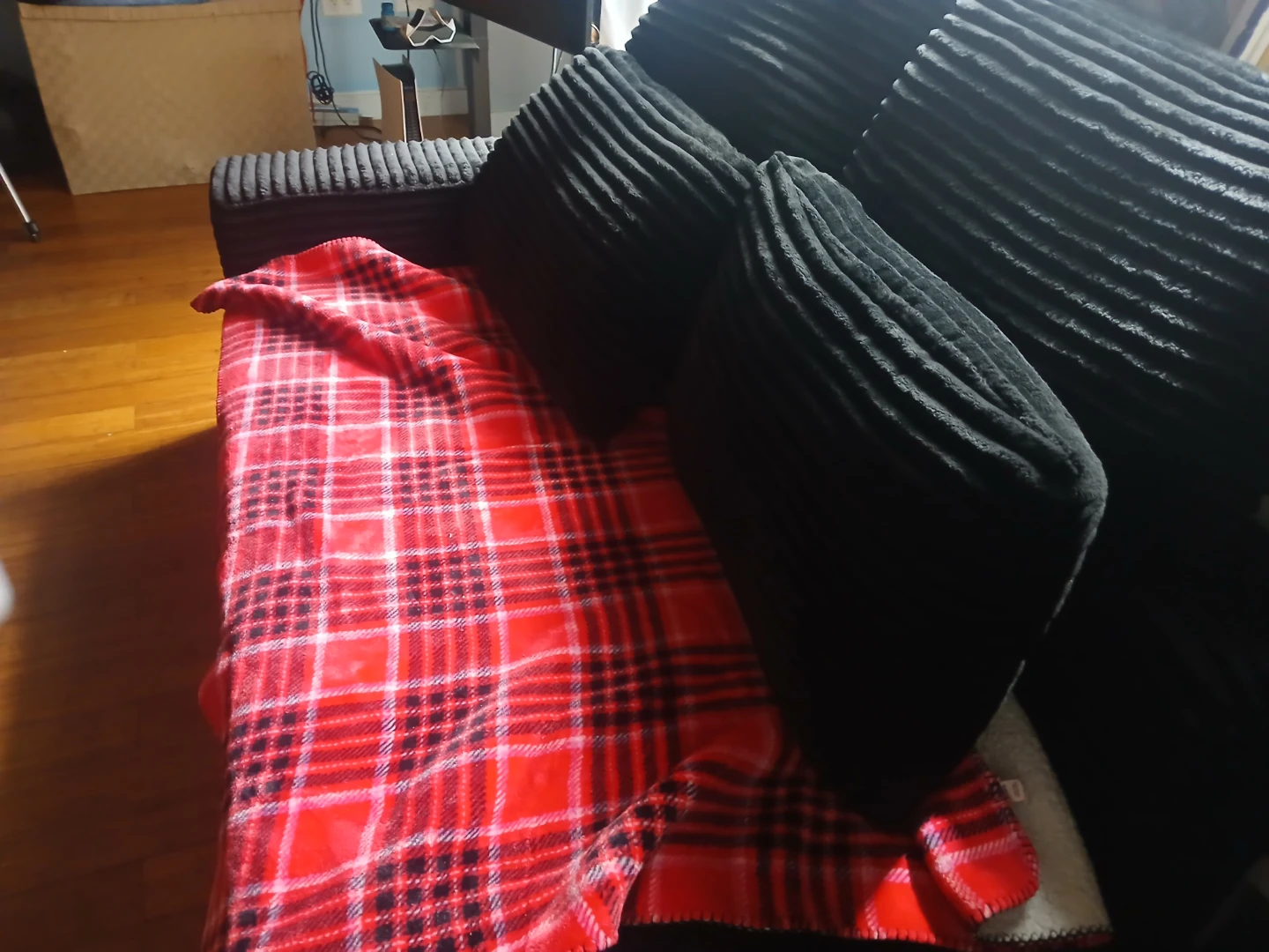 Black Corduroy Accent Pillows - photo 4