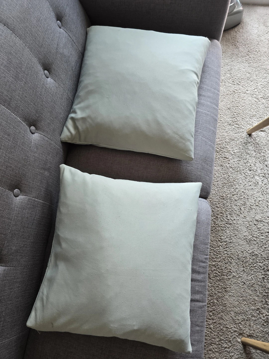 PUCKELMAL Cushion cover and FJÄDRAR inner cushion - photo 2