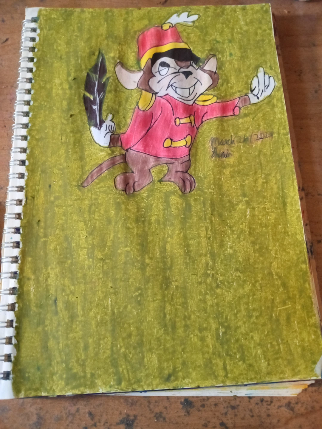 GREEN BACKGROUND: MOUSE CHARACTER - photo 4