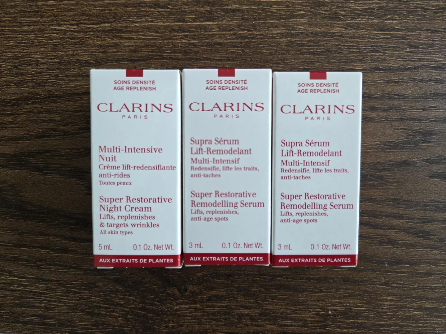 Clarins Night Cream & Serums