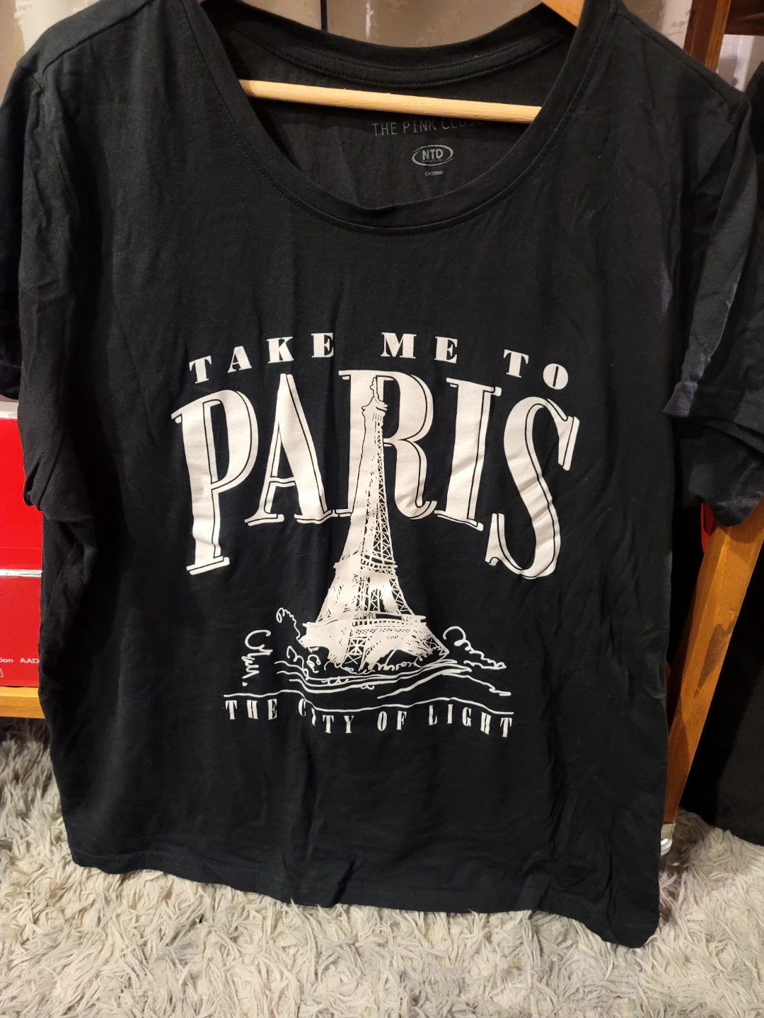 Women's The Pink Club Paris Graphic T-Shirt - 3XL