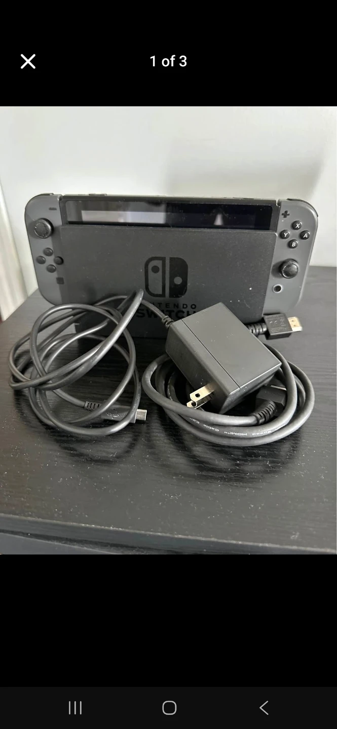 Nintendo Switch OLED Console with Dock and Power Adapter